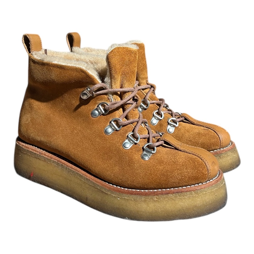 GRENSON Bridget Suede Hiking Boots